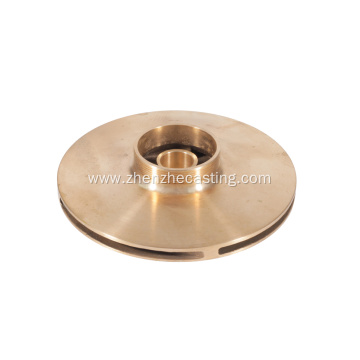 Investment casting bronze pump impeller